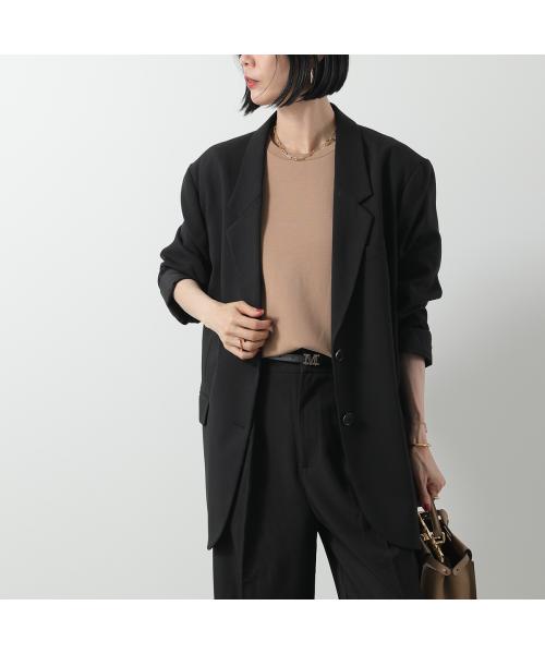 エス マックスマーラ S Max Mara S MAX MARA 半袖 Tシャツ TUBO トゥーボ スキューバ ジャージー （002/ブラウン） 002/ブラウン