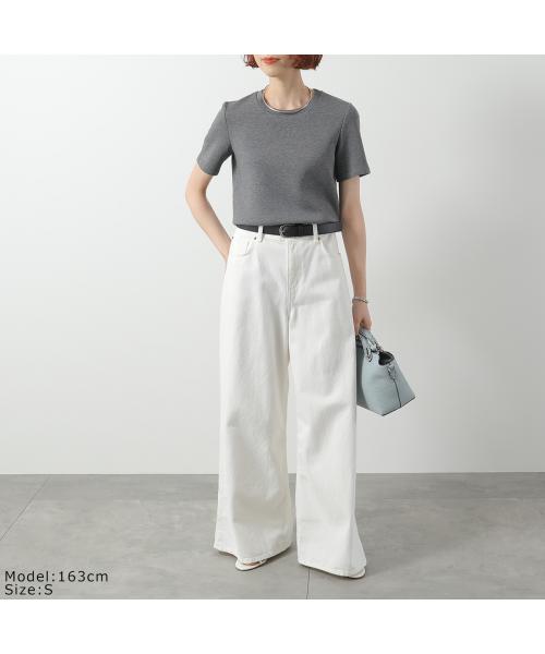 エス マックスマーラ S Max Mara S MAX MARA 半袖 Tシャツ TUBO トゥーボ スキューバ ジャージー （002/ブラウン） 002/ブラウン