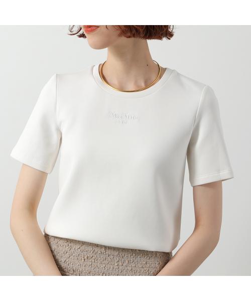 エス マックスマーラ S Max Mara S MAX MARA 半袖 Tシャツ TUBO トゥーボ スキューバ ジャージー （001/WHITE/ホワイト） 001/WHITE/ホワイト