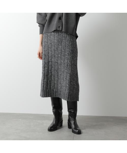 エス マックスマーラ S Max Mara S MAX MARA ニットスカート OTELLO ミディ丈 （001/ダークグレー） 001/ダークグレー