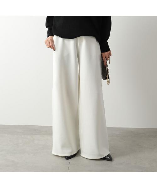 エス マックスマーラ S Max Mara S MAX MARA ワイドパンツ MERLOT ストレッチ （001/オフホワイト） 001/オフホワイト