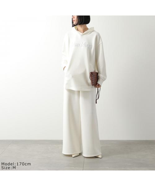 エス マックスマーラ S Max Mara S MAX MARA ワイドパンツ MERLOT ストレッチ （001/オフホワイト） 001/オフホワイト