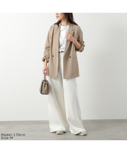 エス マックスマーラ S Max Mara S MAX MARA ワイドパンツ MERLOT ストレッチ （001/オフホワイト） 001/オフホワイト