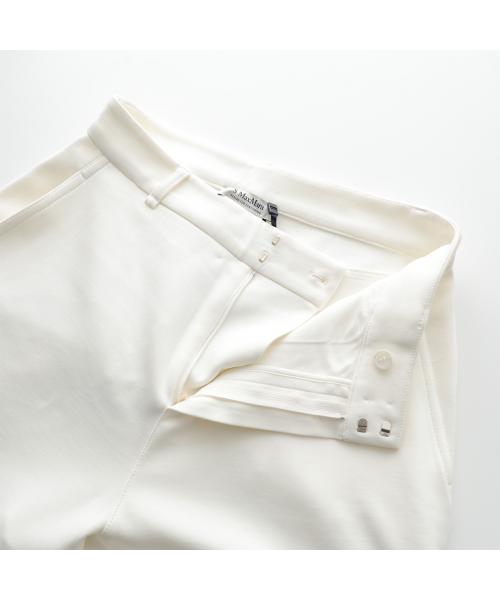 エス マックスマーラ S Max Mara S MAX MARA ワイドパンツ MERLOT ストレッチ （001/オフホワイト） 001/オフホワイト