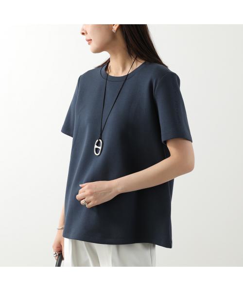エス マックスマーラ S Max Mara S MAX MARA 半袖 Tシャツ NANCY ネンシー ロゴ 刺繍 （007/ネイビー） 007/ネイビー