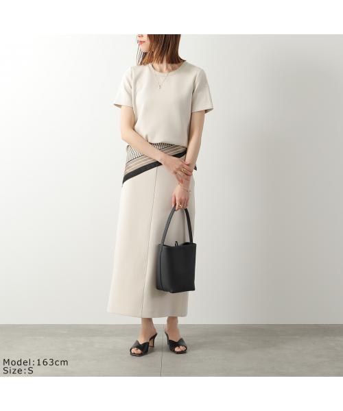 エス マックスマーラ S Max Mara S MAX MARA 半袖 Tシャツ NANCY ネンシー ロゴ 刺繍 （007/ネイビー） 007/ネイビー