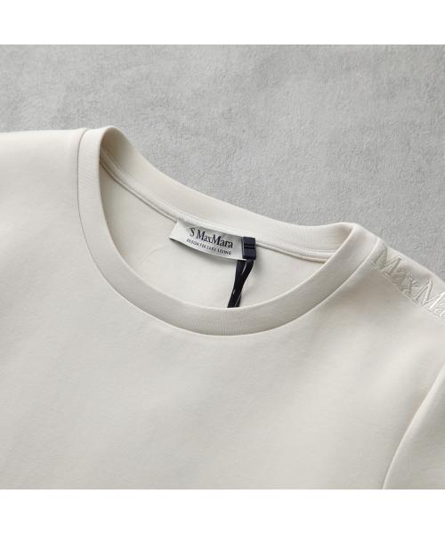 エス マックスマーラ S Max Mara S MAX MARA 半袖 Tシャツ NANCY ネンシー ロゴ 刺繍 （007/ネイビー） 007/ネイビー