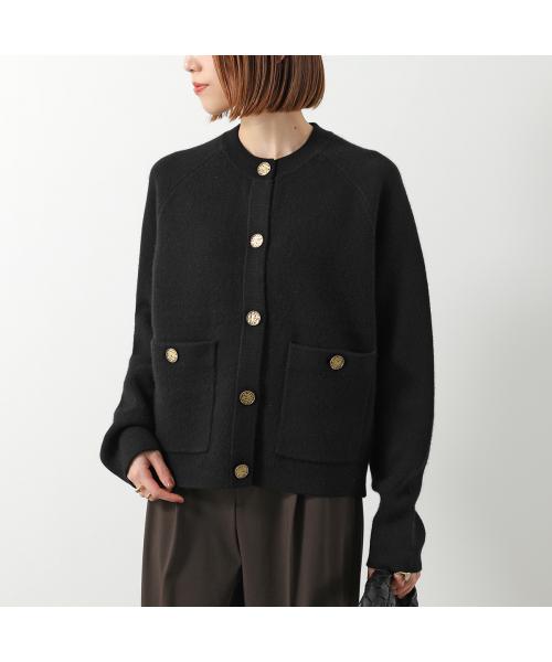 トーテム TOTEME Toteme カーディガン HAMMERED BUTTON WRT4357 YA0126 （001/BLACK/ブラック） 001/BLACK/ブラック