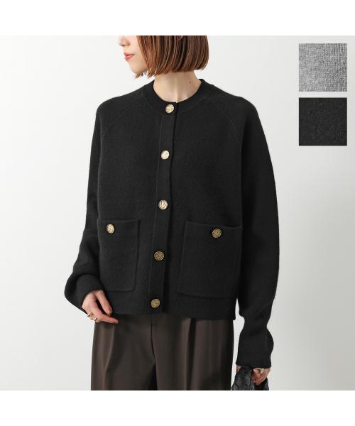 トーテム TOTEME Toteme カーディガン HAMMERED BUTTON WRT4357 YA0126 （001/BLACK/ブラック） 001/BLACK/ブラック