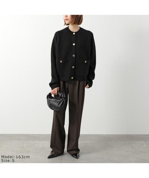 トーテム TOTEME Toteme カーディガン HAMMERED BUTTON WRT4357 YA0126 （001/BLACK/ブラック） 001/BLACK/ブラック