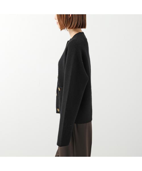 トーテム TOTEME Toteme カーディガン HAMMERED BUTTON WRT4357 YA0126 （001/BLACK/ブラック） 001/BLACK/ブラック