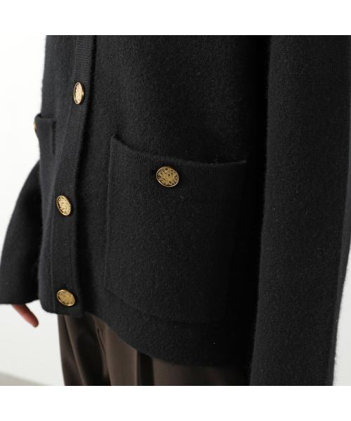 トーテム TOTEME Toteme カーディガン HAMMERED BUTTON WRT4357 YA0126 （001/BLACK/ブラック） 001/BLACK/ブラック
