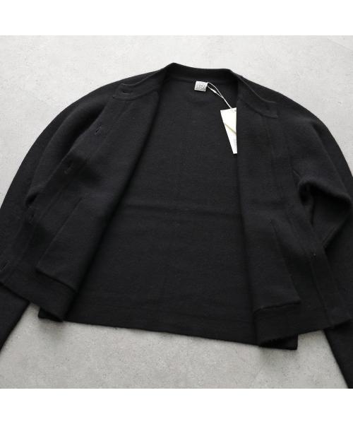 トーテム TOTEME Toteme カーディガン HAMMERED BUTTON WRT4357 YA0126 （001/BLACK/ブラック） 001/BLACK/ブラック