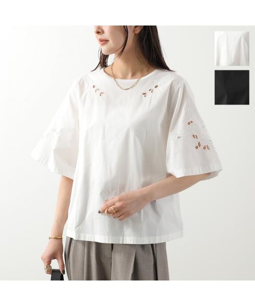 ウィークエンド マックスマーラ Weekend Max Mara WEEKEND MAX MARA ブラウス TARGA コットン 刺繍 （002/ブラック） 002/ブラック