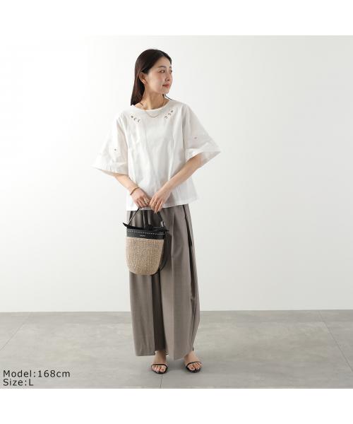ウィークエンド マックスマーラ Weekend Max Mara WEEKEND MAX MARA ブラウス TARGA コットン 刺繍 （002/ブラック） 002/ブラック