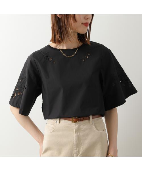 ウィークエンド マックスマーラ Weekend Max Mara WEEKEND MAX MARA ブラウス TARGA コットン 刺繍 （002/ブラック） 002/ブラック