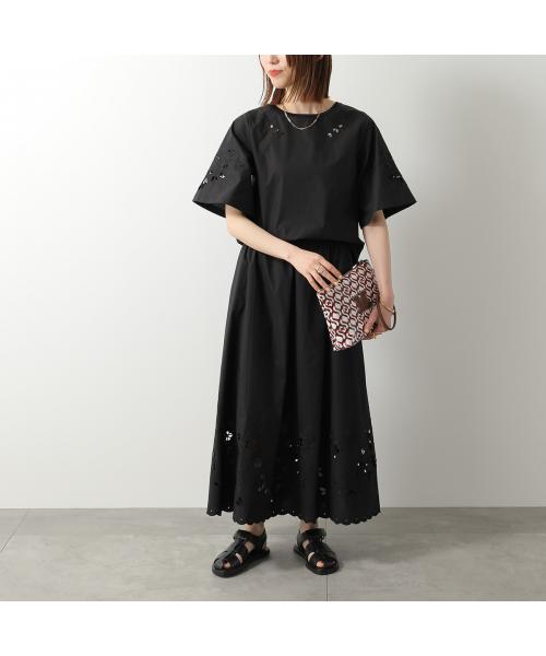 ウィークエンド マックスマーラ Weekend Max Mara WEEKEND MAX MARA ブラウス TARGA コットン 刺繍 （002/ブラック） 002/ブラック