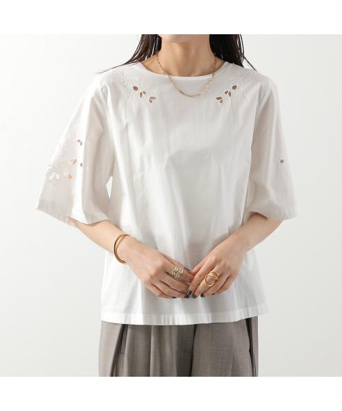 ウィークエンド マックスマーラ Weekend Max Mara WEEKEND MAX MARA ブラウス TARGA コットン 刺繍 （002/ブラック） 002/ブラック