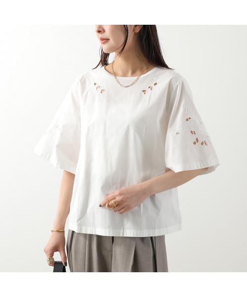 ウィークエンド マックスマーラ Weekend Max Mara WEEKEND MAX MARA ブラウス TARGA コットン 刺繍 （001/ホワイト） 001/ホワイト