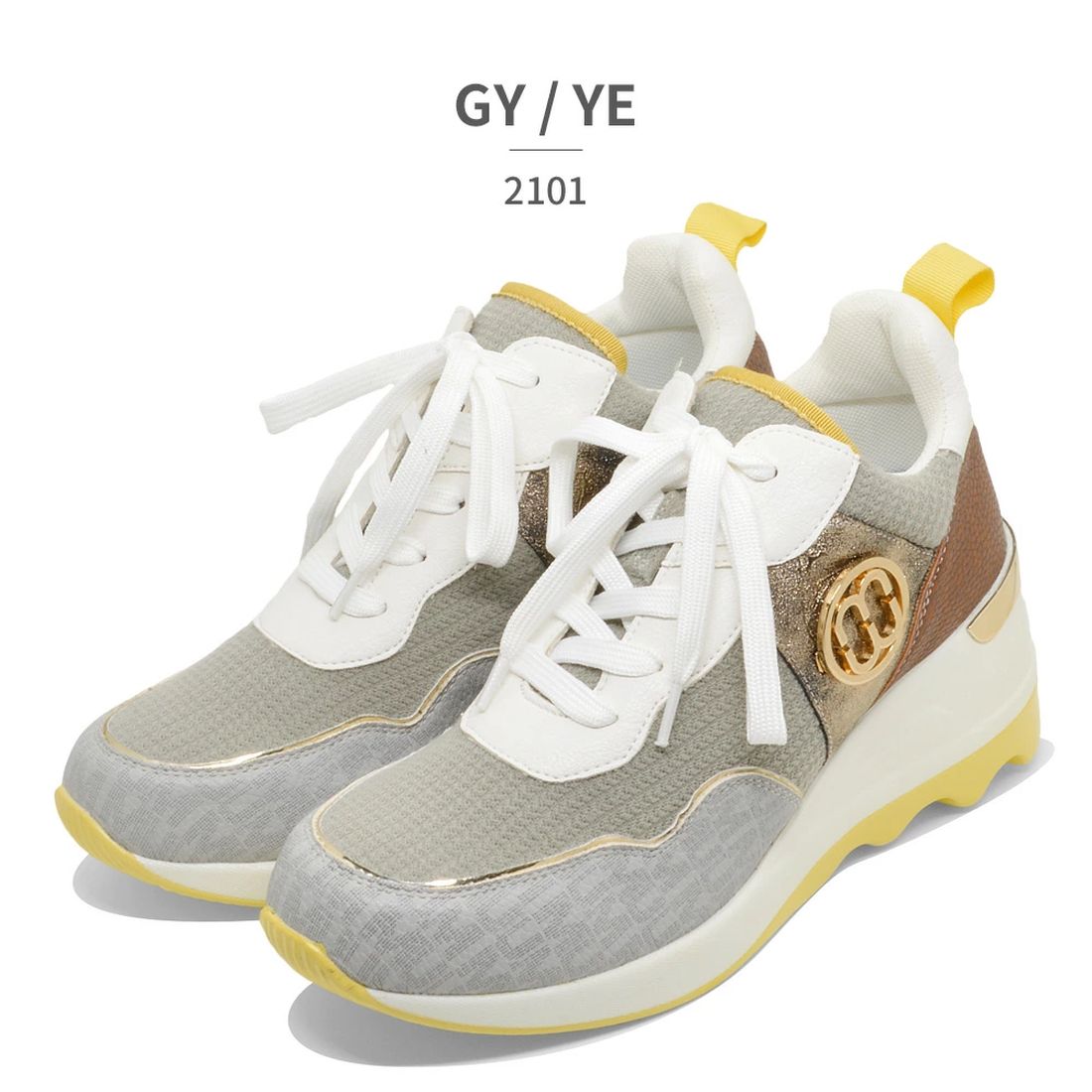ムーム MUUM レディース スニーカー レースアップ MUUM 2101 BL WH LACEUP SNEAKER 厚底 ウェッジソール ヒール高さ7.8cm インヒール