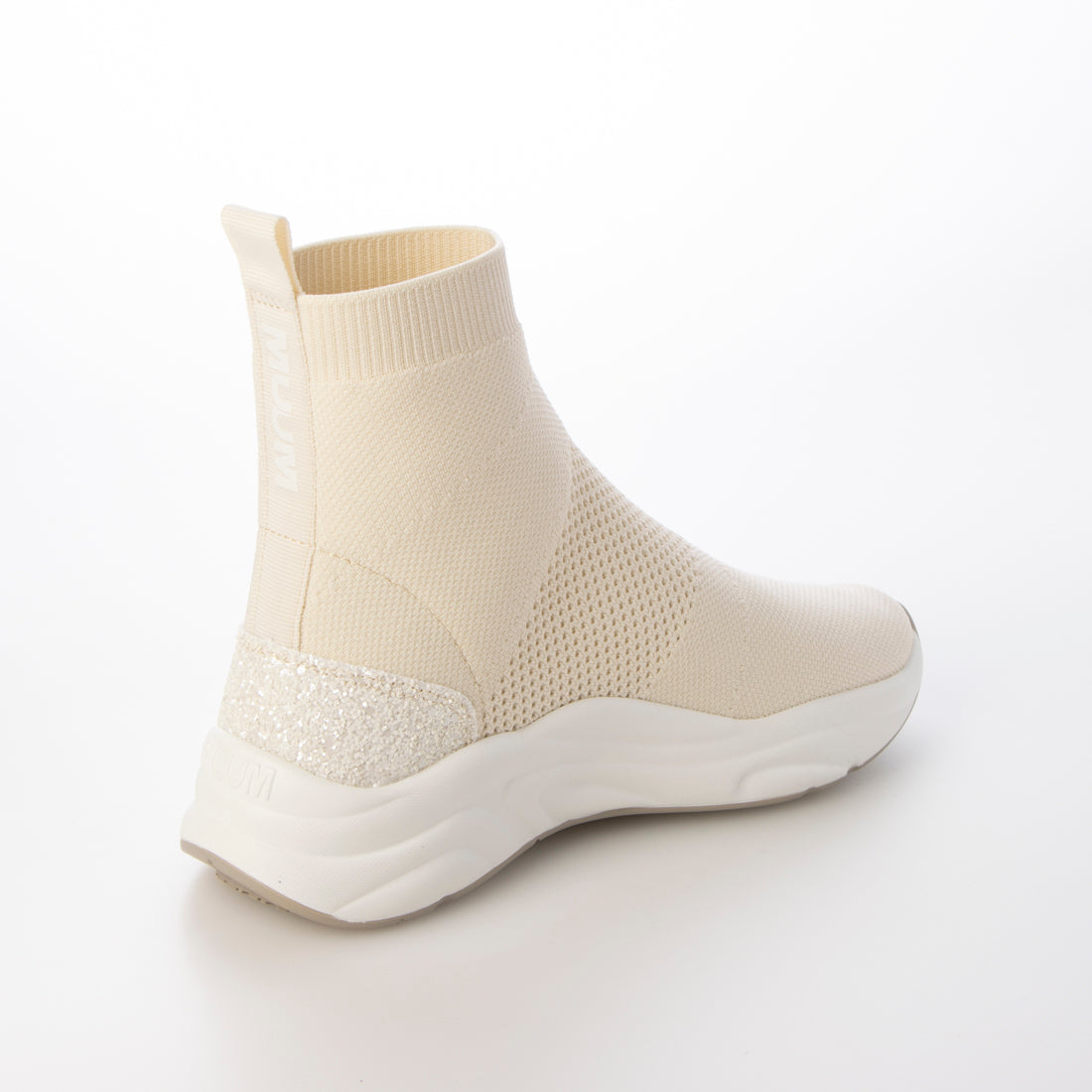 MUUM volume sole glitter sock boots