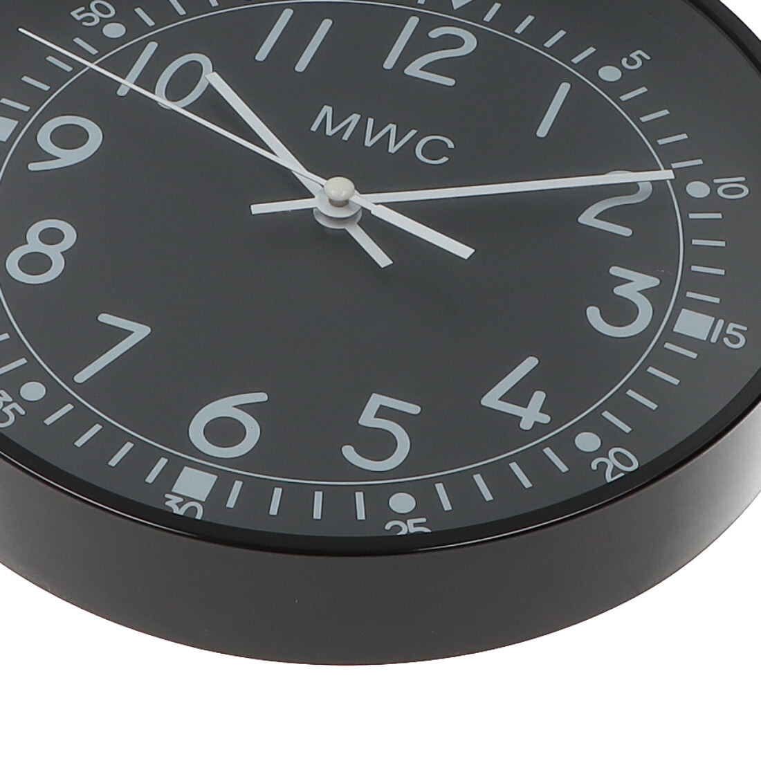 ミリタリーウォッチカンパニー MWC MWC US 1940s/50s Pattern Retro Military Wall Clockミリタリーウォッチカンパニー【返品不可商品】 （ブラック） ブラック