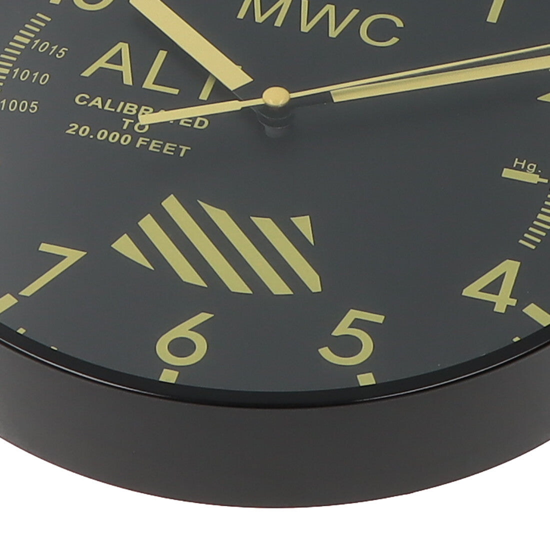 ミリタリーウォッチカンパニー MWC MWC Limited Edition Altimeter Wall Clockミリタリーウォッチカンパニー アルチメーター ウォールクロック【返品不可商品】 （ブラック） ブラック