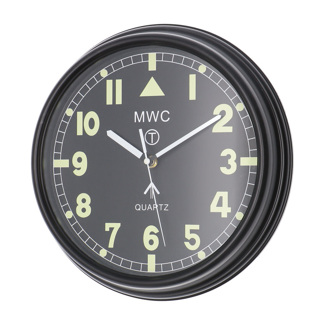 ミリタリーウォッチカンパニー MWC MWC Retro G10 Pattern Military Wall Clockミリタリーウォッチカンパニー【返品不可商品】 （ブラック） ブラック