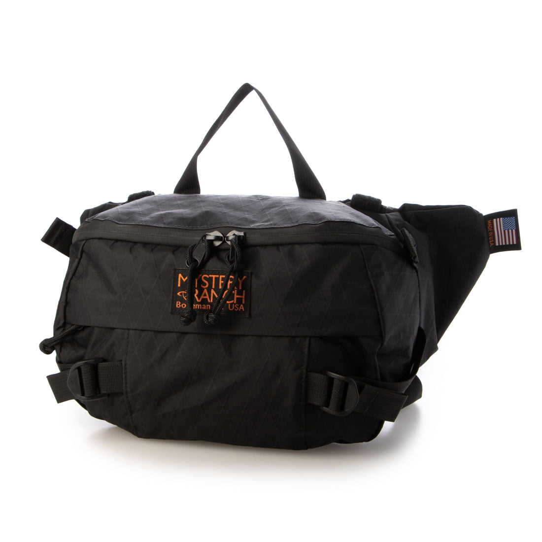 ミステリーランチ MYSTERY RANCH USA MADE HIP MONKEY X メンズ レディース ウエストポーチ ヒップバッグ （BLACK） BLACK