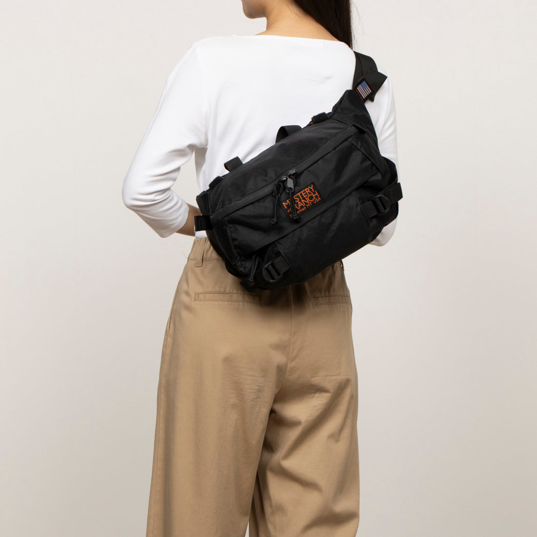 ミステリーランチ MYSTERY RANCH USA MADE HIP MONKEY X メンズ レディース ウエストポーチ ヒップバッグ （BLACK） BLACK