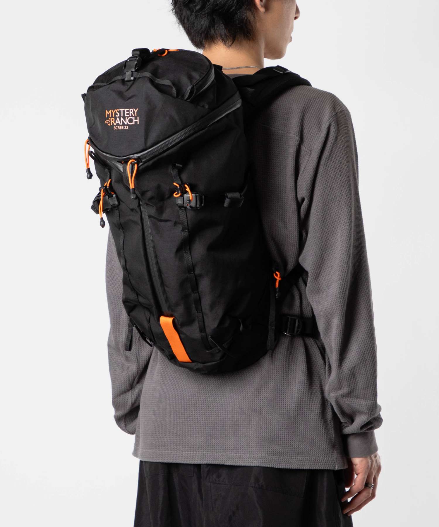 ミステリーランチ MYSTERY RANCH SCREE 22 リュック メンズ レディース バッグ スクリー バックパック 22L BACKPACK リュックサック アウトドア ハイキング トレッキング （ブラック） ブラック
