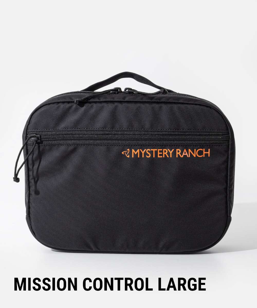 ミステリーランチ MYSTERY RANCH MISSION CONTROL LARGE ミッションコントロール ラージ ユニセックス ナイロン コンパクト （ブラック） ブラック