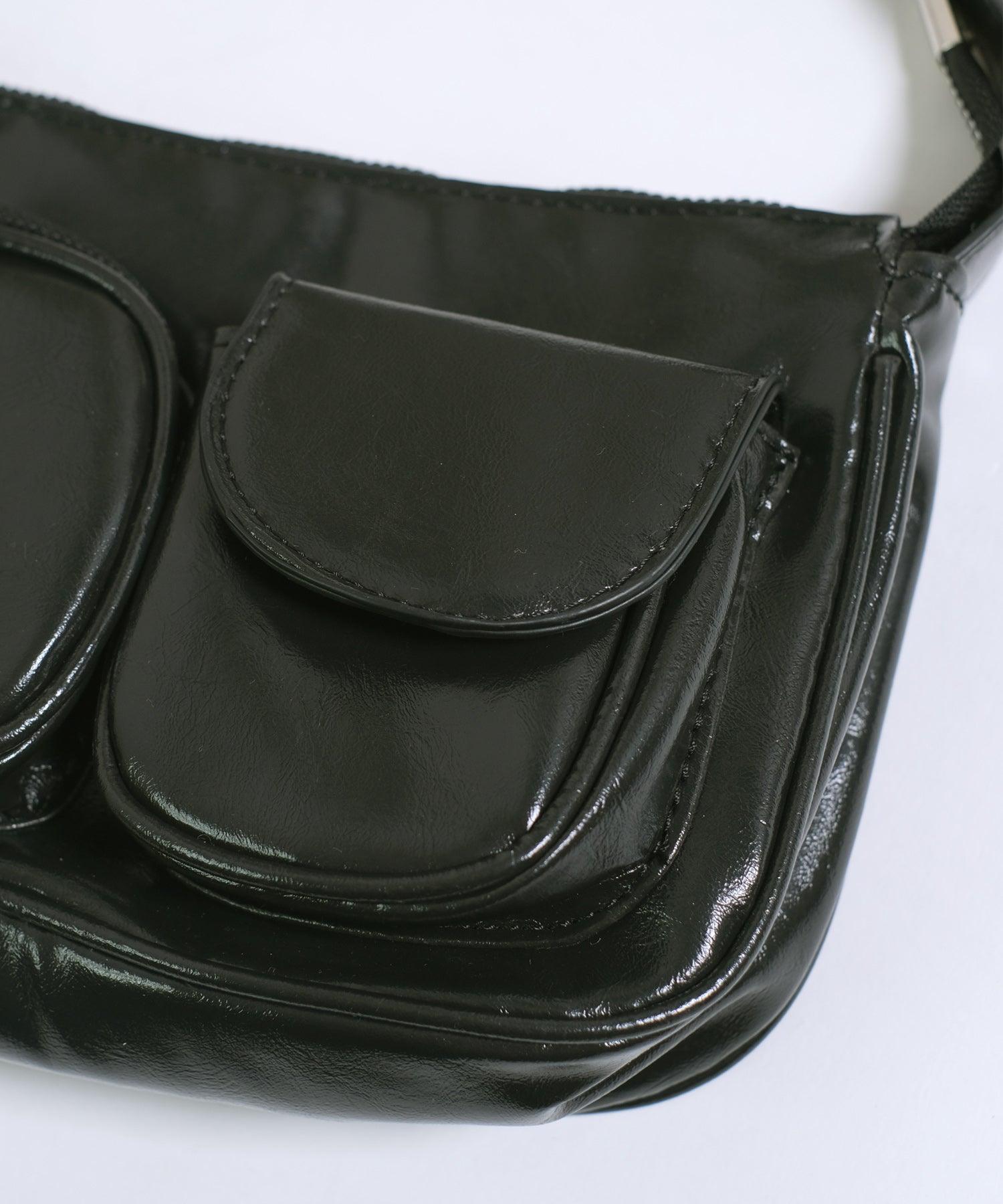 ShopNikoNiko Double Pocket Belt Shoulder One Handle Bag