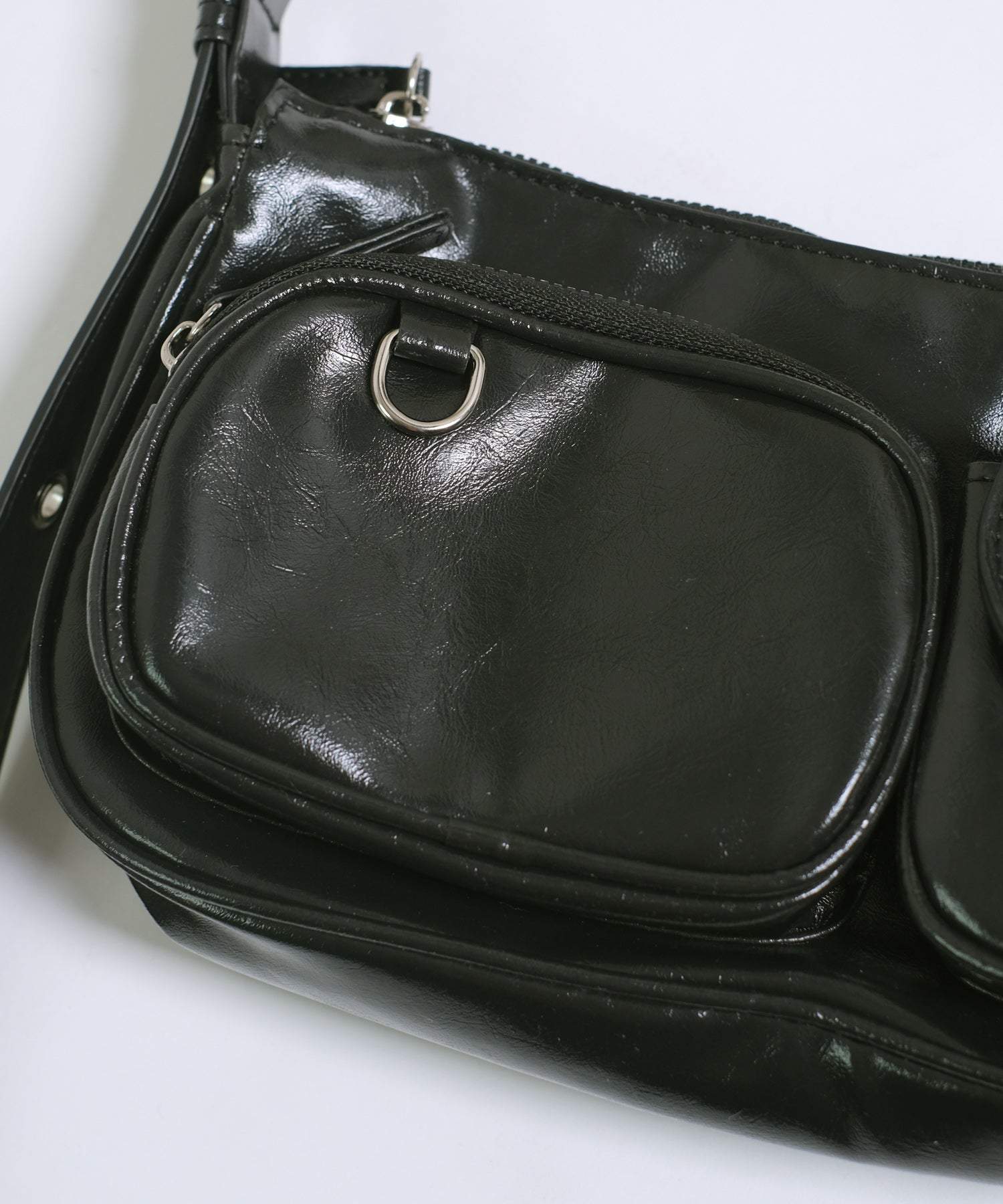 ShopNikoNiko Double Pocket Belt Shoulder One Handle Bag