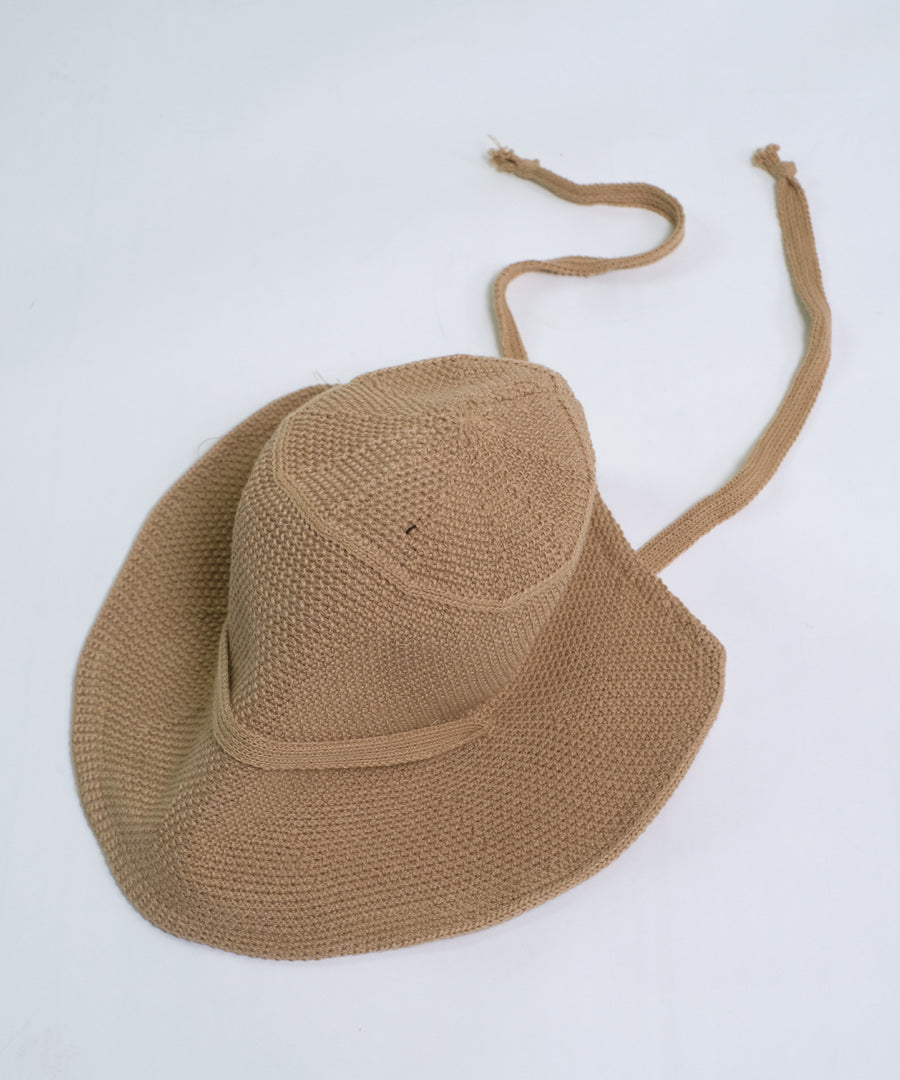 ショップニコニコ ShopNikoNiko 紐付き ペーパー編み ストローハット【即納】帽子 チューリップハット ペーパーハット ストラップ ペーパー素材 つば広 ツバ広 サイズ調節可能 紫外線対策 熱中症対策 （ベージュ） ベージュ