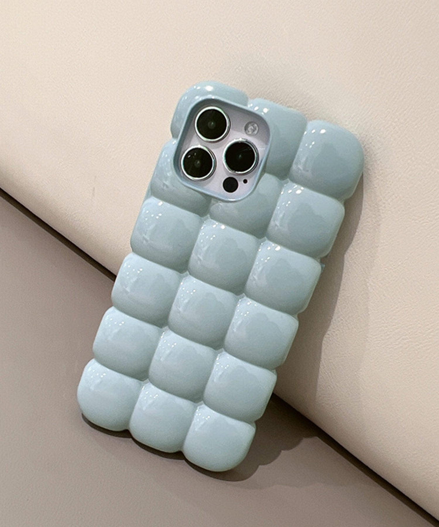 ショップニコニコ ShopNikoNiko ぽこぽこ 立体的 スマホケース ma 【即納】 スマホカバー アイフォンケース iPhoneケース パステルカラー ぷくぷく iPhone13 iPhone14