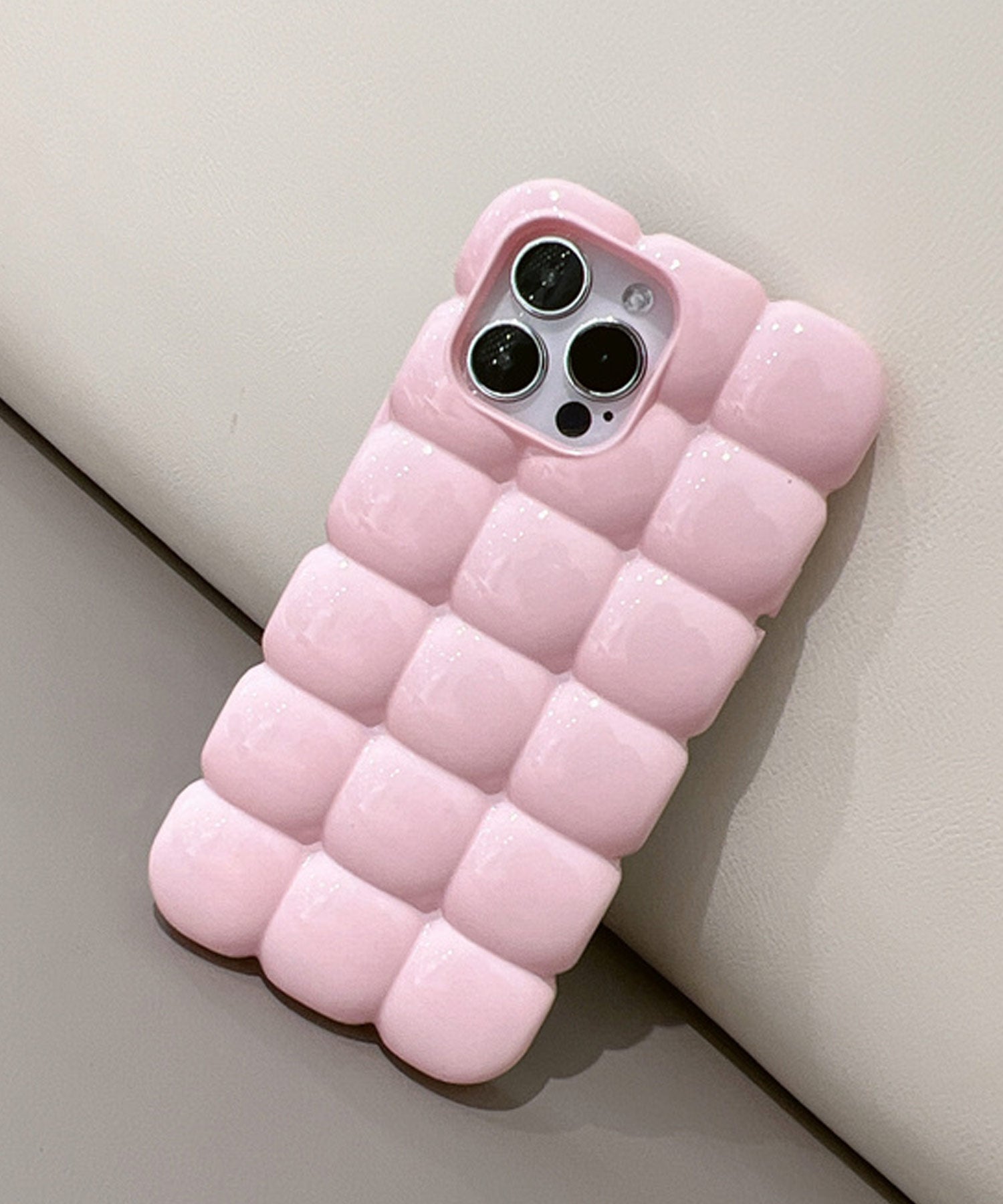 ショップニコニコ ShopNikoNiko ぽこぽこ 立体的 スマホケース ma 【即納】 スマホカバー アイフォンケース iPhoneケース パステルカラー ぷくぷく iPhone13 iPhone14