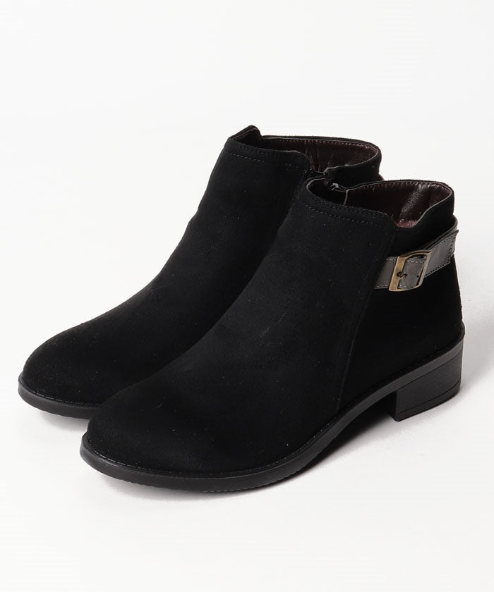 North Date 【Fiammifero】 Inner Fur Buckle Short Boots