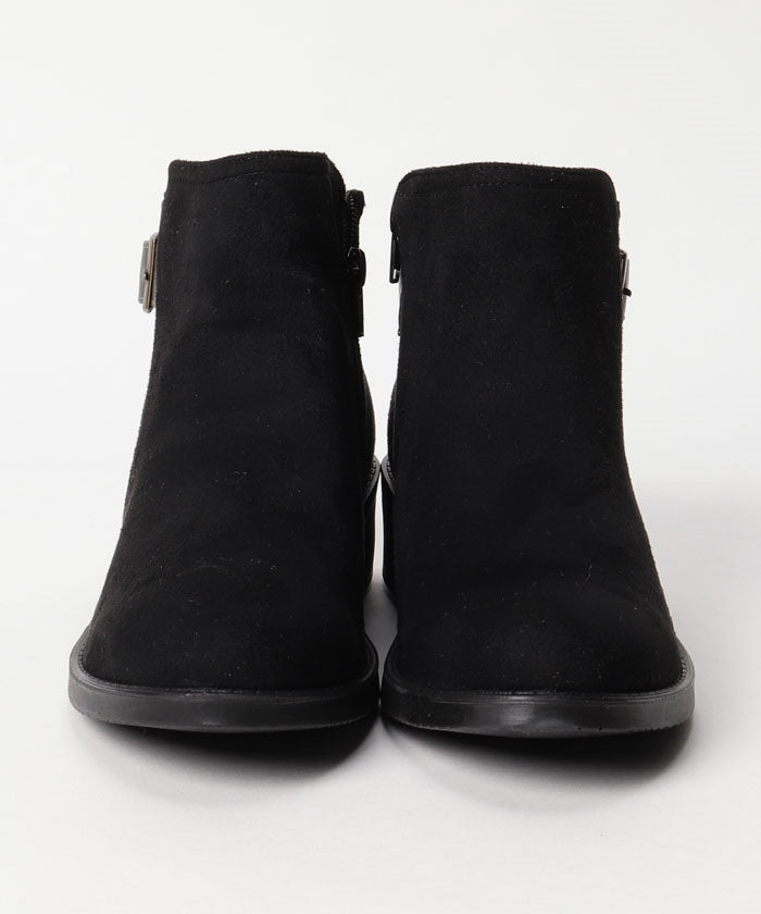 North Date 【Fiammifero】 Inner Fur Buckle Short Boots