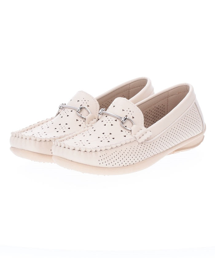 North Date 【CIRCLE】 Soft Laser-Cut Bit Driving Shoes