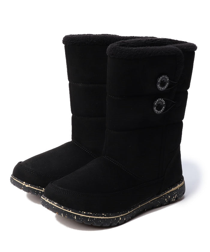 North Date 【NorthDate/ノースデイト】 From Hokkaido ~ Slip-resistant W Grip Spike Side Button Quilted Boots