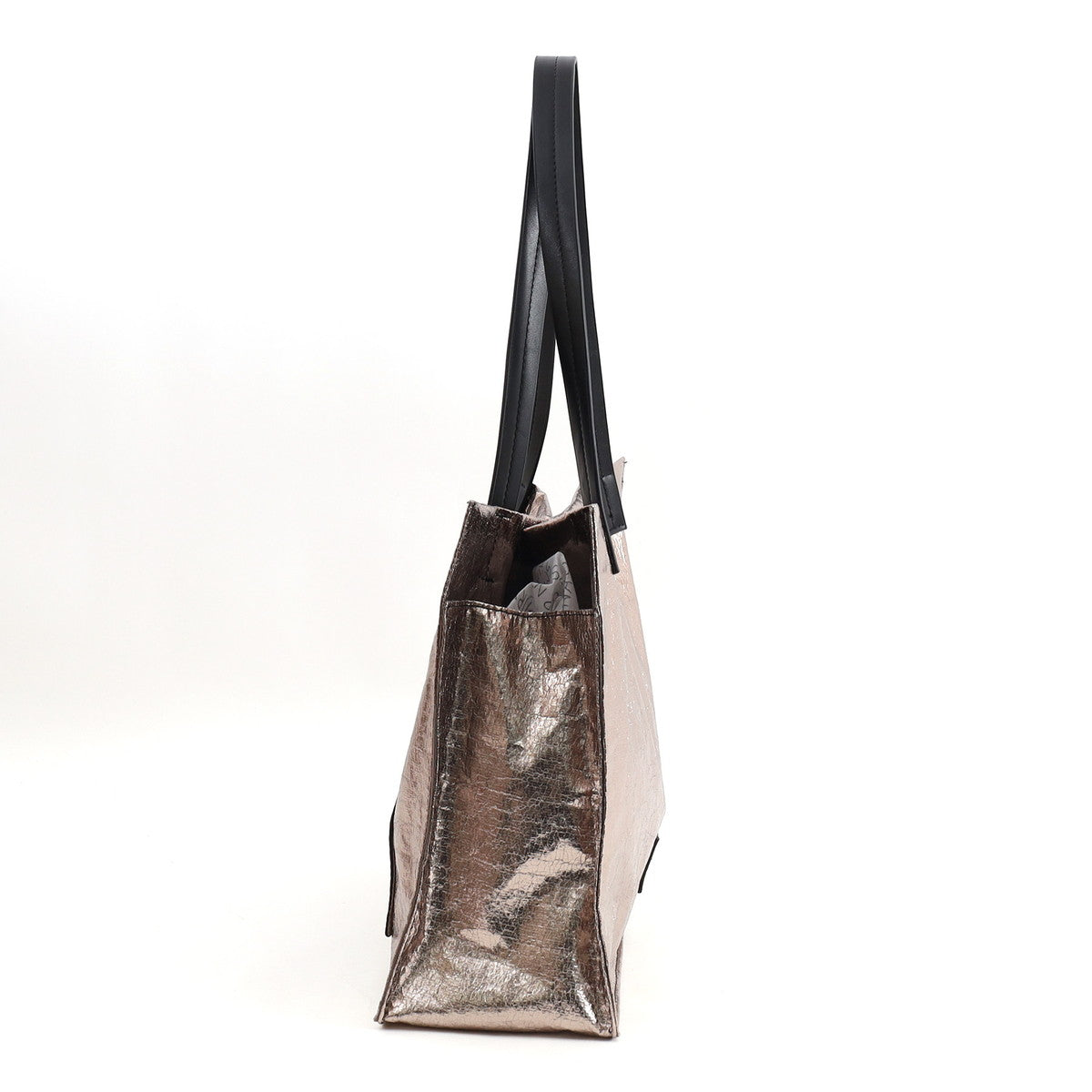 Nananoel lia Metallic Pocket Square Tote Bag / A4 Compatible