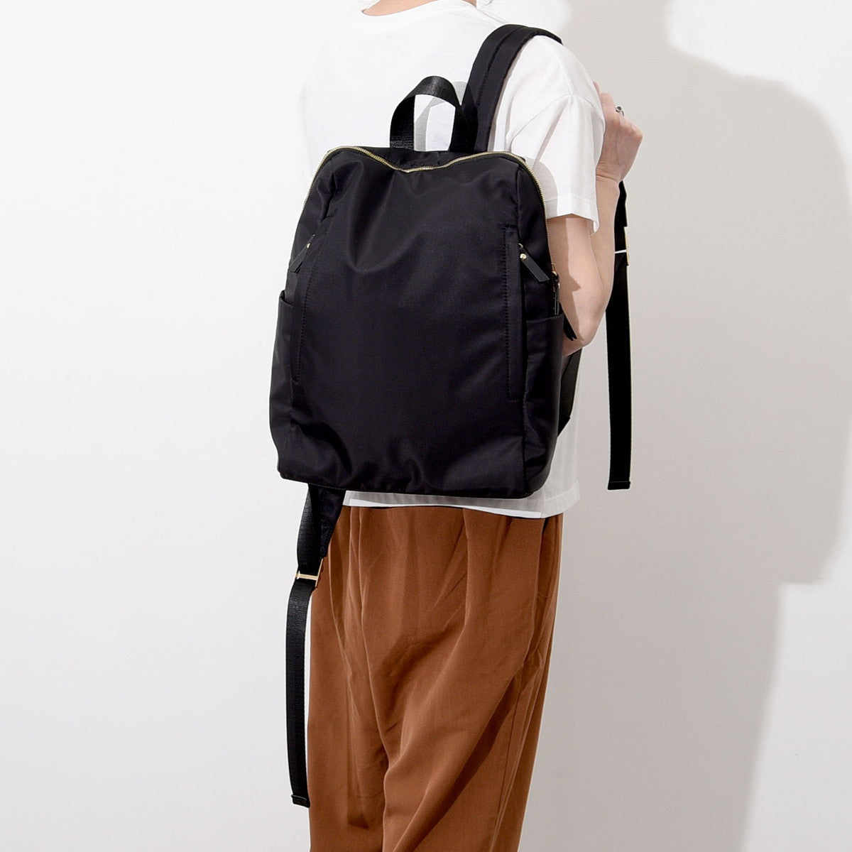 Nananoel Backpack for Women, Brand Kyla, A4, Backpack, Zipper, Nylon, For Commuting, For School, Stylish