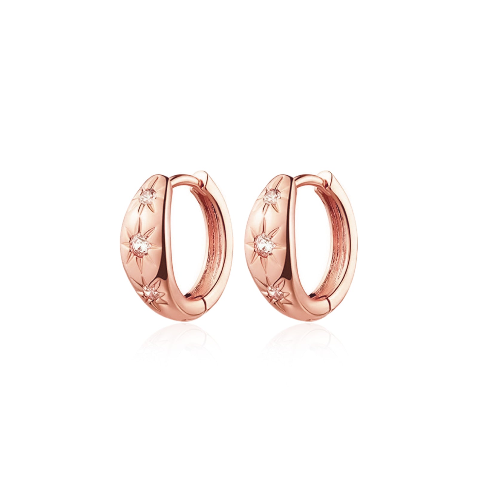 ノエルマーケット Noelmarket ピアス 金属アレルギー対応 フープピアス ハワイアンジュエリー つけっぱなし 18k シンプル 仕事 人気 上品 両耳用 レディース 女性 大人 彼女 誕生日 プレゼント,ピンクゴールド