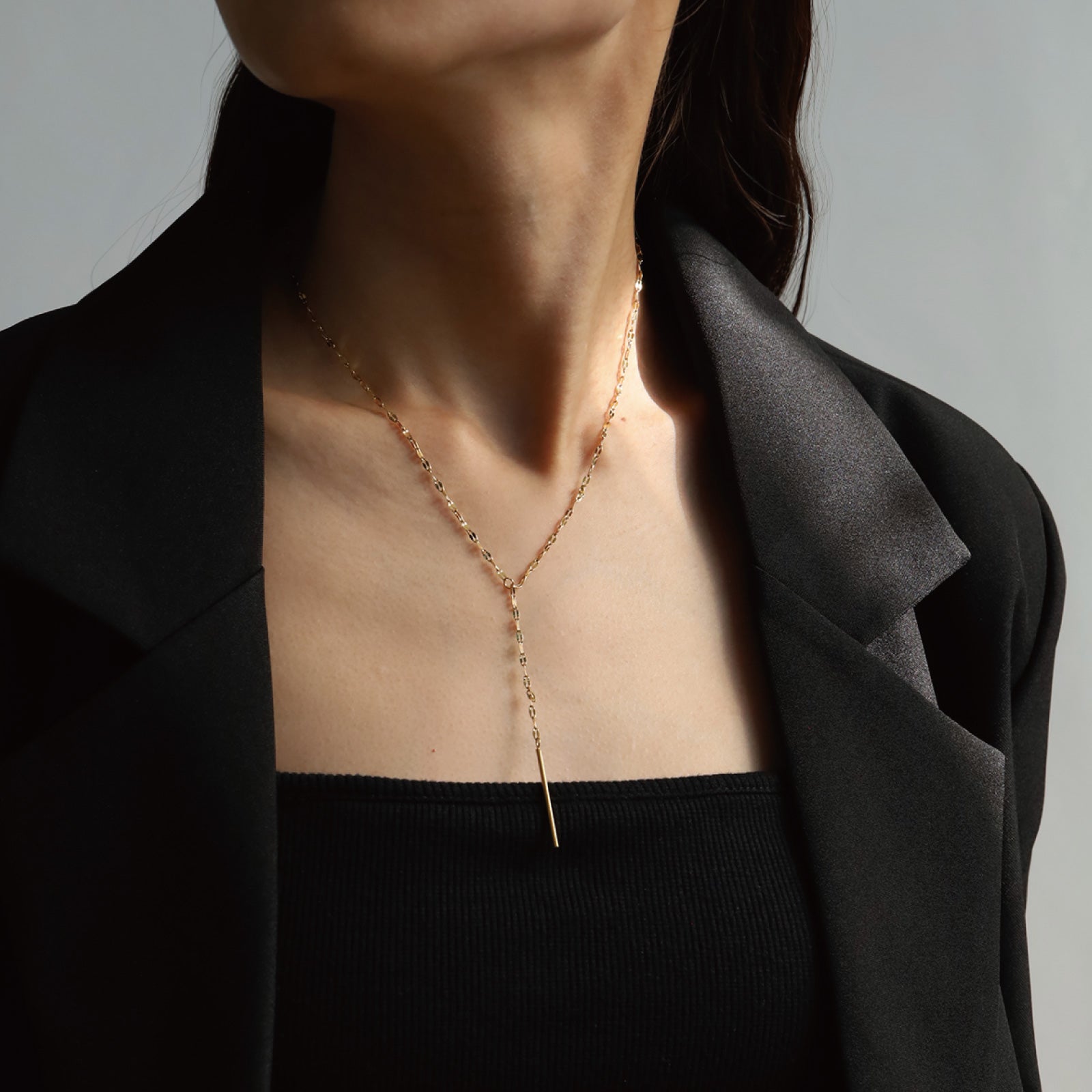 ノエルマーケット Noelmarket ネックレス 金属アレルギー対応 レディース  ジュエリー 18kコーティング ステンレス シンプル 大人 おしゃれ （ゴールド） ゴールド