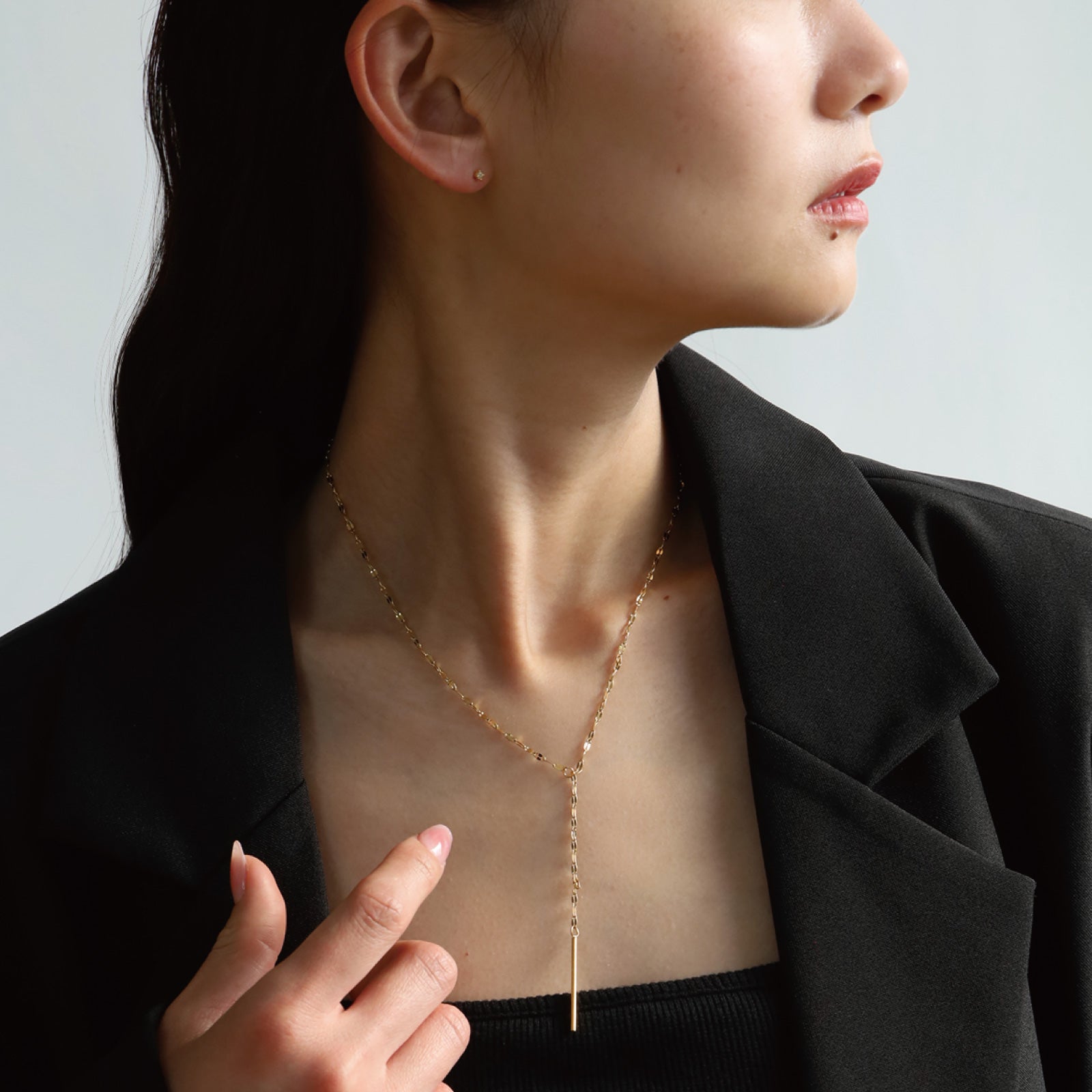 ノエルマーケット Noelmarket ネックレス 金属アレルギー対応 レディース  ジュエリー 18kコーティング ステンレス シンプル 大人 おしゃれ （ゴールド） ゴールド