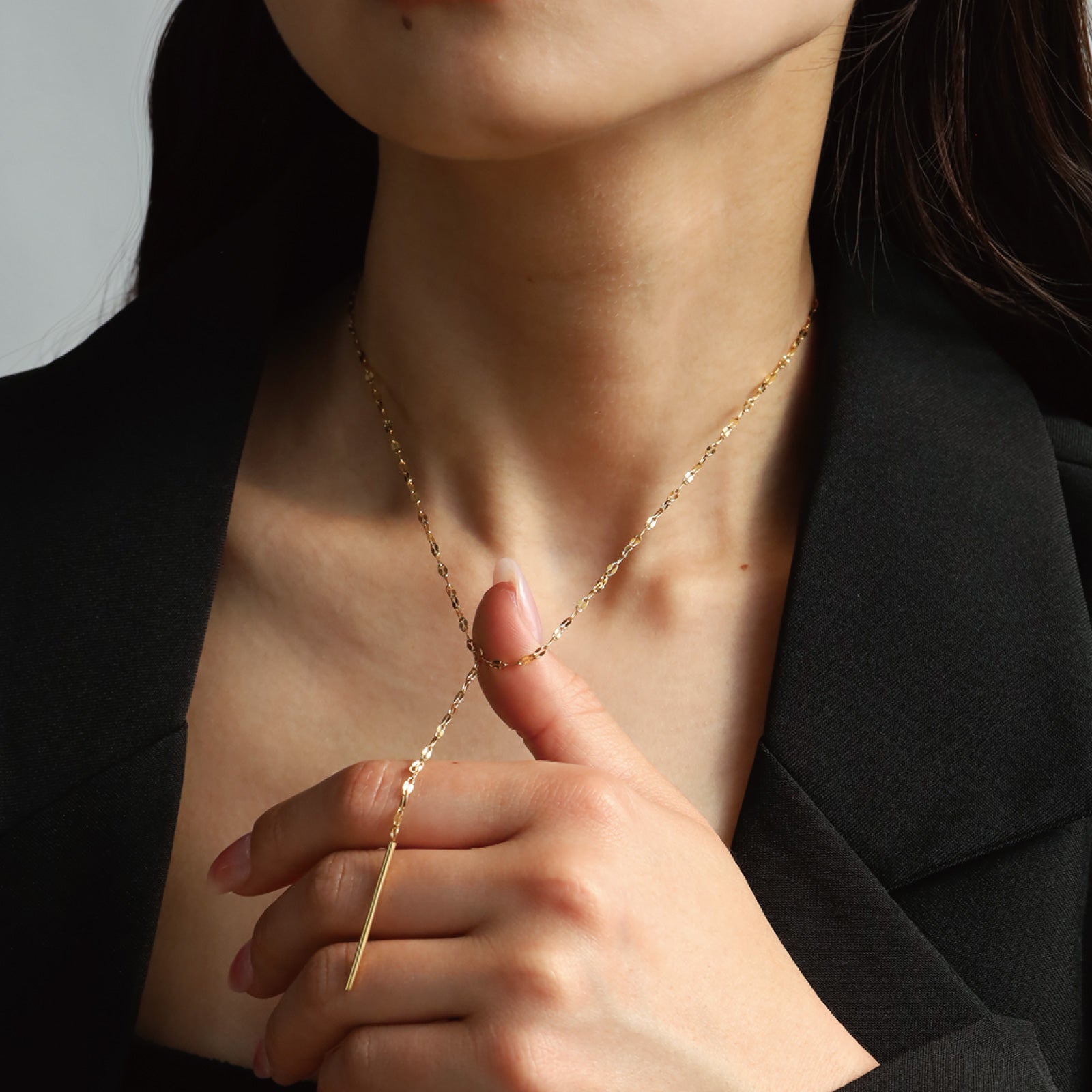 ノエルマーケット Noelmarket ネックレス 金属アレルギー対応 レディース  ジュエリー 18kコーティング ステンレス シンプル 大人 おしゃれ （ゴールド） ゴールド