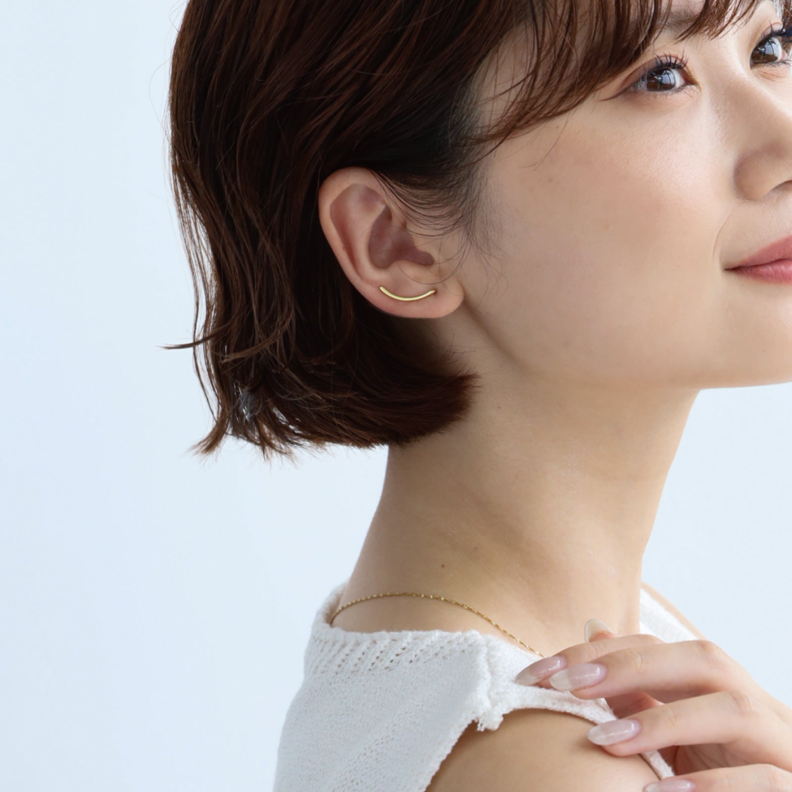 ノエルマーケット Noelmarket ピアス 金属アレルギー対応 つけっぱなし キャッチレス 小さめ ニッケルフリー フック レディ ース シンプル （シルバー） シルバー