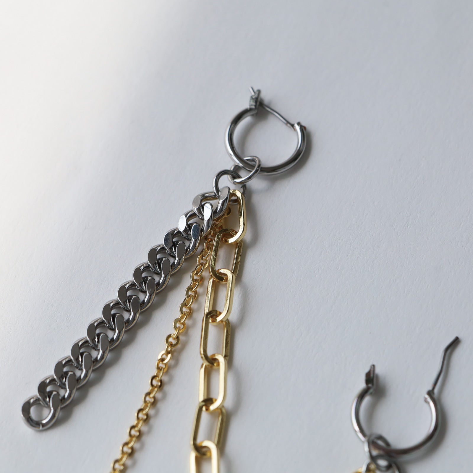 ノエルマーケット Noelmarket ピアス 金属アレルギー対応 フープ フープピアス つけっぱなし 大きめ 揺れるピアス （ゴールド） ゴールド