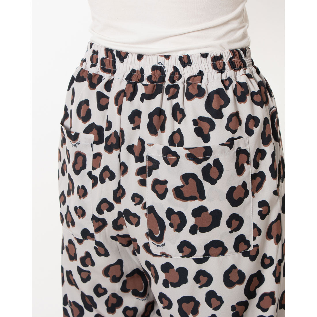 Ninamew Leopard Print Jogger Pants